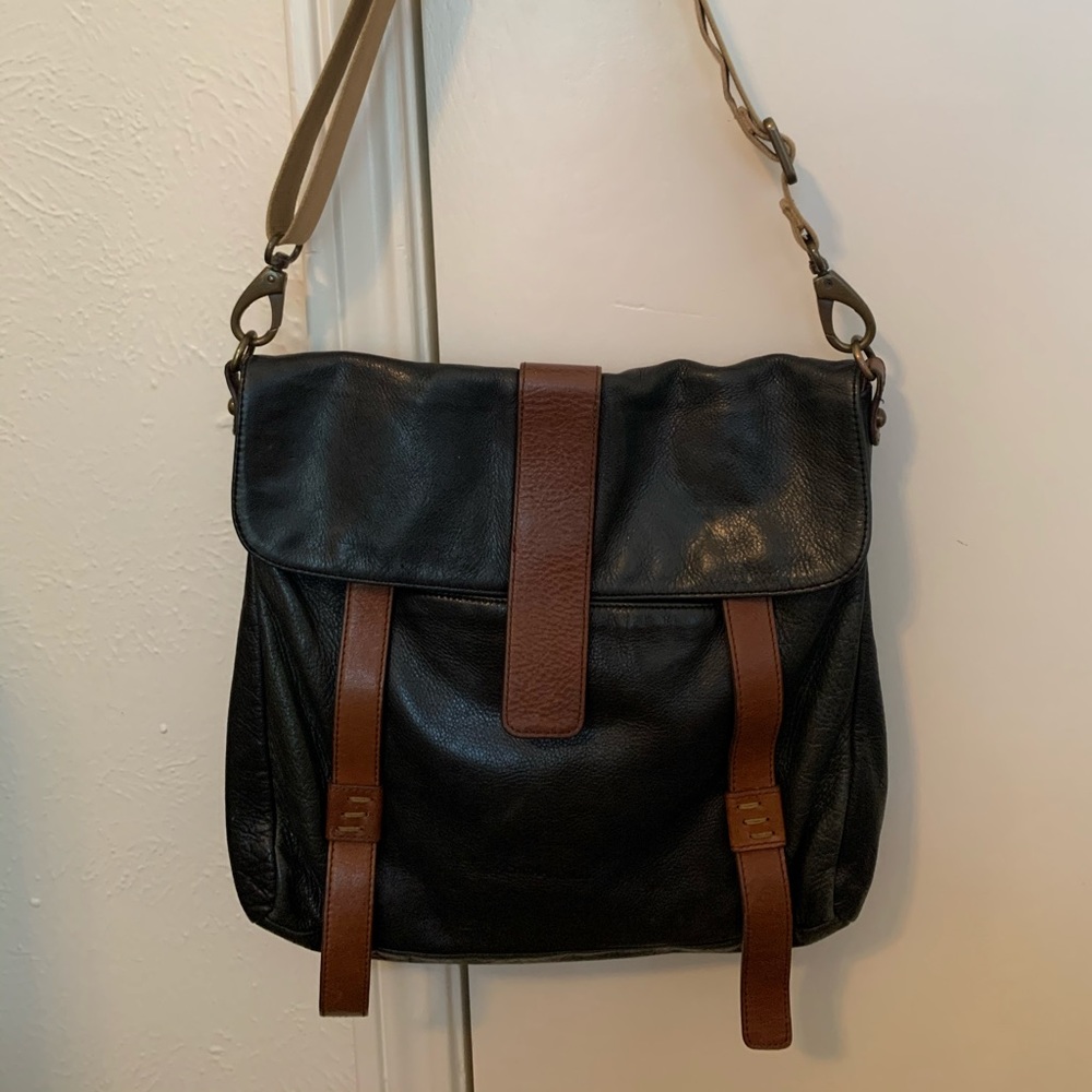 Leather crossbody